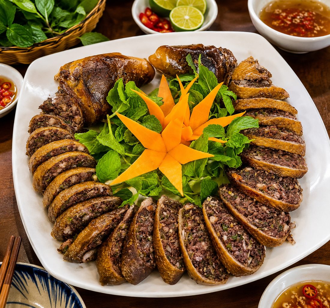 Set Ngỗng 9 món tại Ven Sông Quán